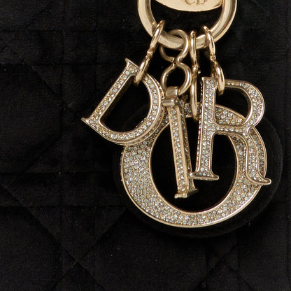Christian Dior Velvet Mini Lady Dior Black 8 of 10