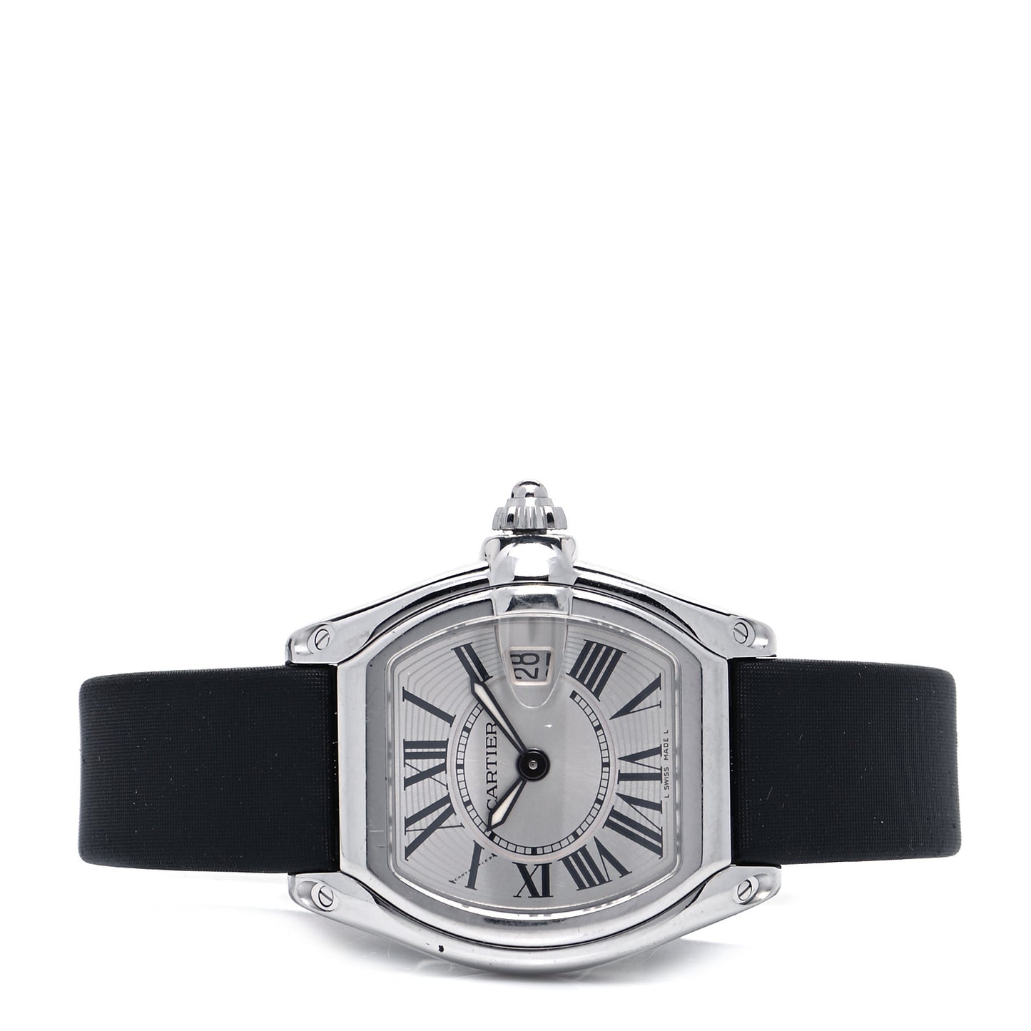 Stainless Steel Satin 31mm Roadster Quartz Watch White