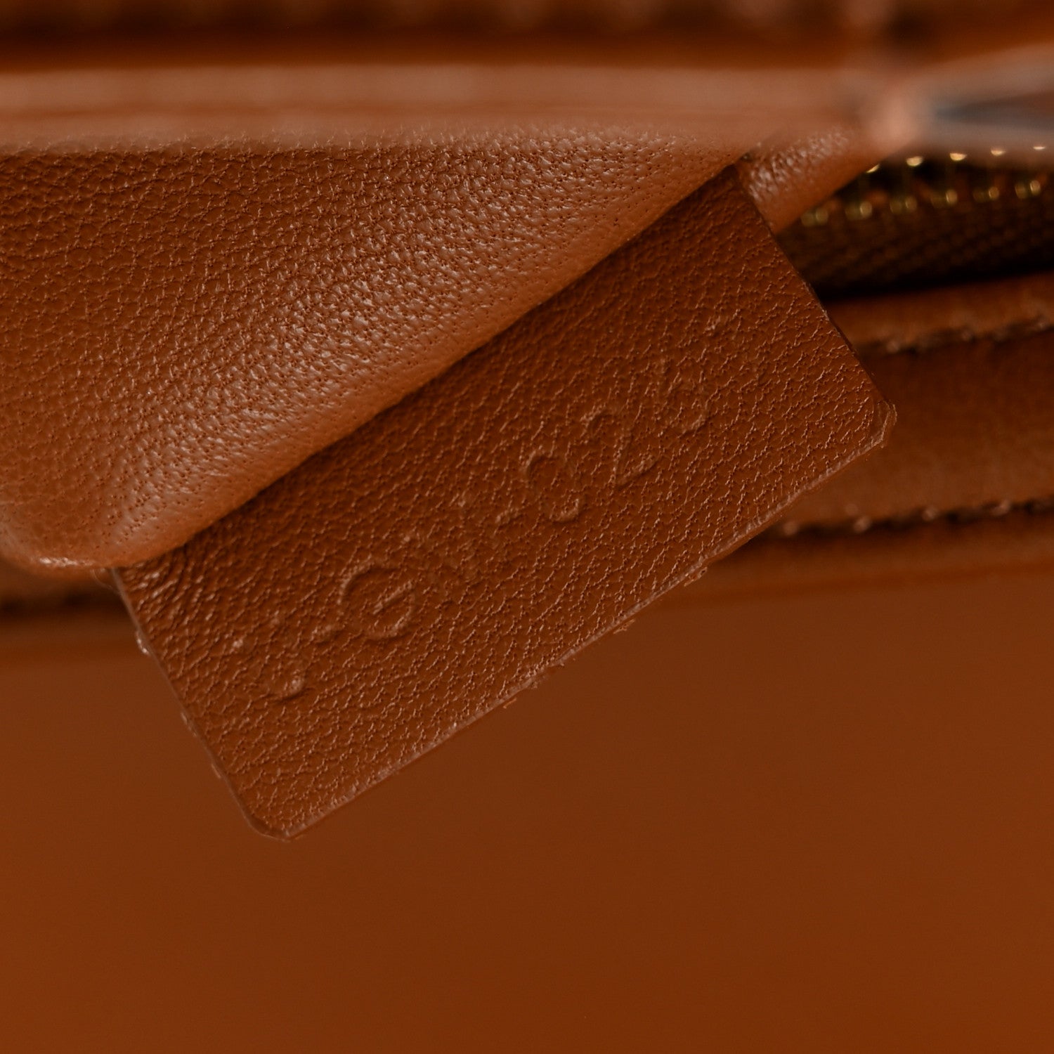 Celine Triomphe Canvas Calfskin Medium Triomphe Bag Tan 8 of 11