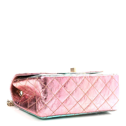 Chanel Metallic Goatskin Quilted Mini 2.55 Reissue Flap Multicolor 4 of 10