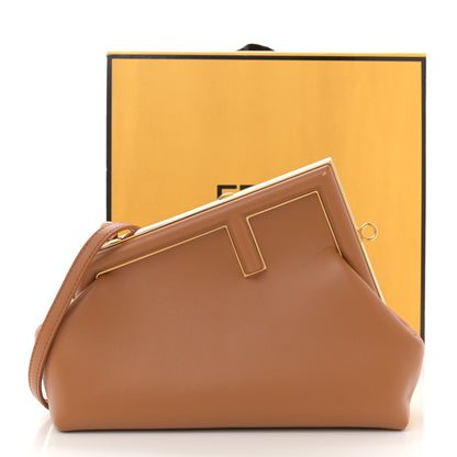 Fendi Shiny Nappa Small Fendi First Caramello 12 of 12