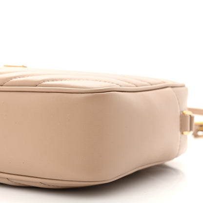 Saint Laurent Calfskin Matelasse Monogram Lou Camera Bag Dark Beige 10 of 10