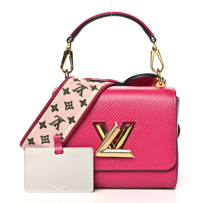 Louis Vuitton Epi Twist Shoulder Bag Mini Agathe Rose Pink 3 of 12
