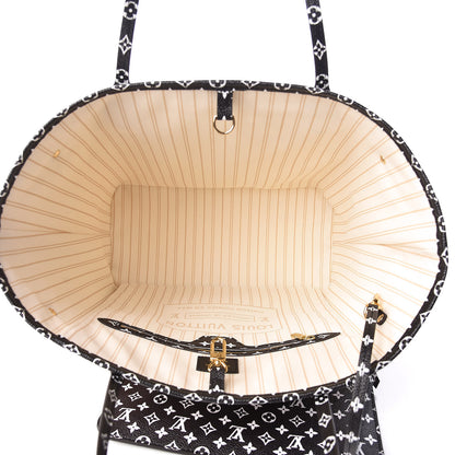 Louis Vuitton Monogram Giant Jungle Neverfull MM Ivory 6 of 10