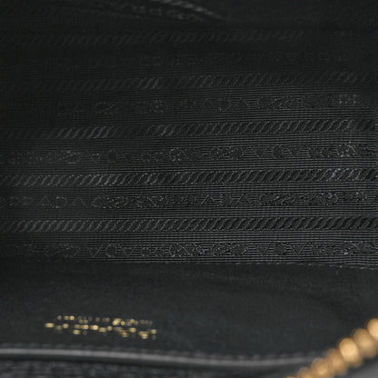 Prada Soft Calfskin Darling Shoulder Bag Black 5 of 12