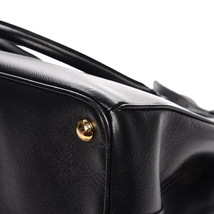 Prada Saffiano Small Galleria Double Zip Tote Black 15 of 15