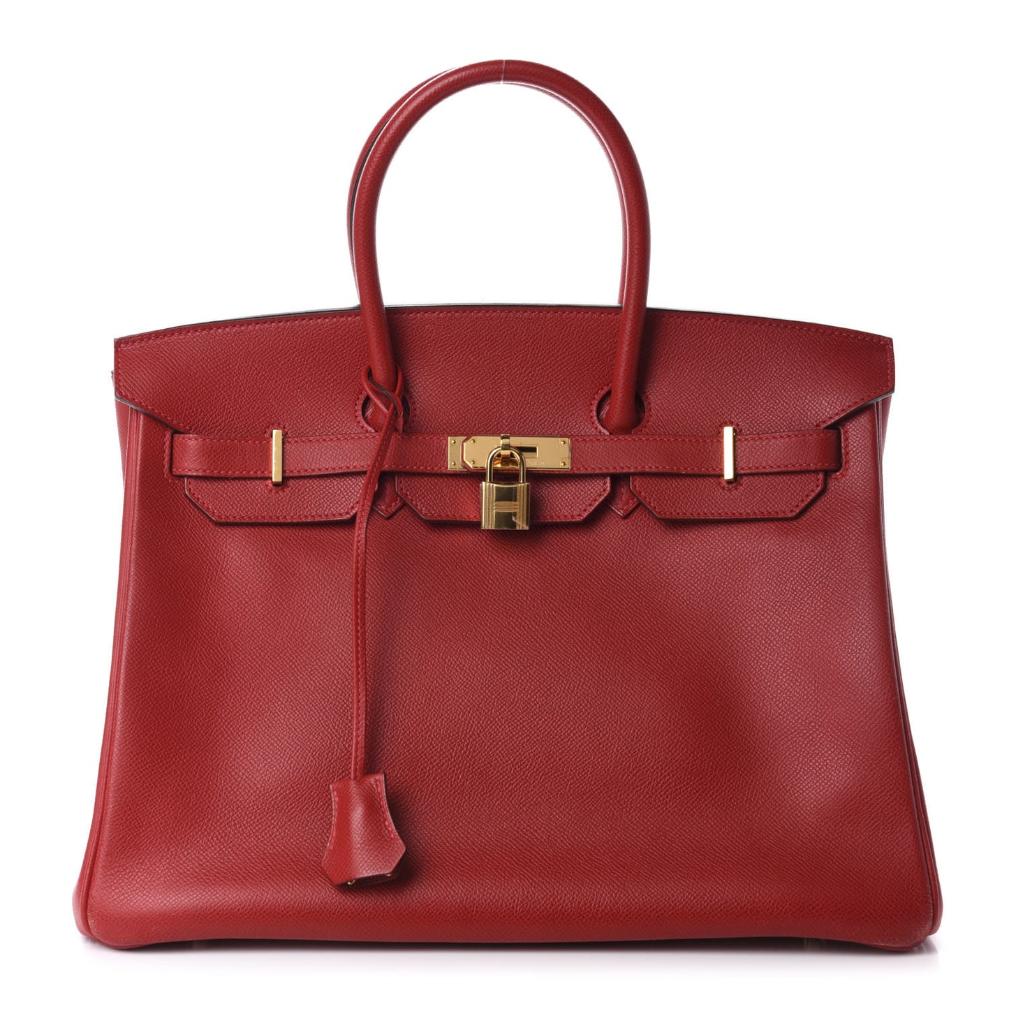 Epsom Birkin 35 Rouge Casaque