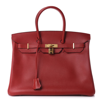 Hermes Epsom Birkin 35 Rouge Casaque 1 of 15