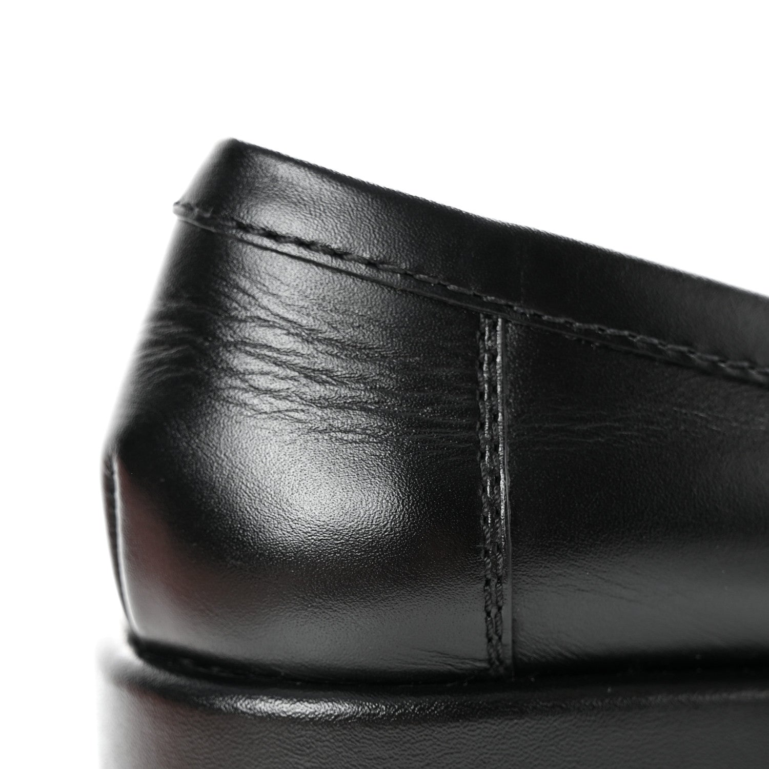 Chanel Calfskin CC Platform Loafers 37 Black 10 of 11