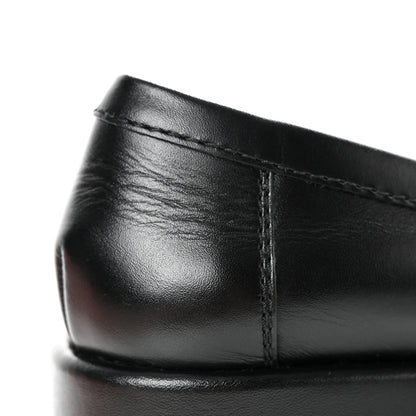 Chanel Calfskin CC Platform Loafers 37 Black 10 of 11