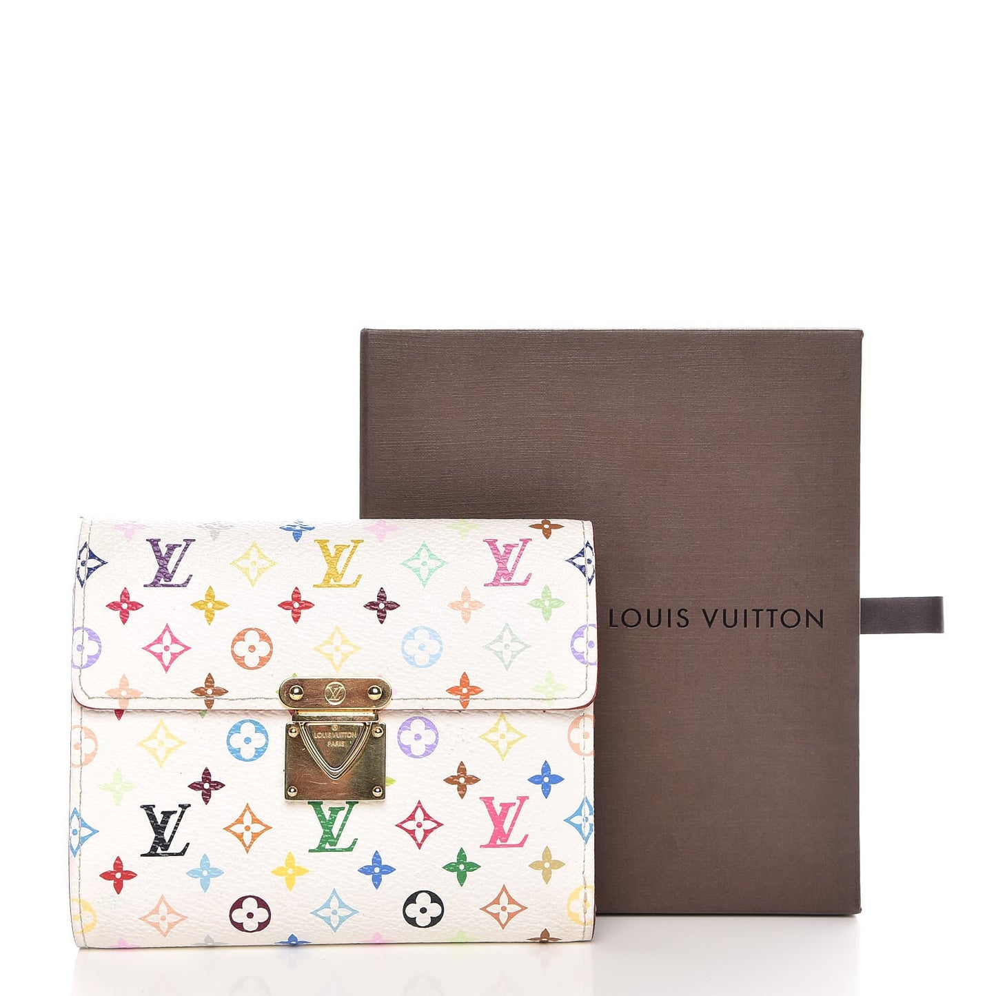 Monogram Multicolor Koala Wallet White