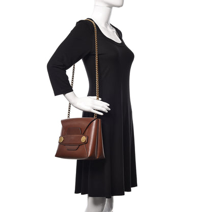 Stella McCartney Eco Alter Nappa Small Popper Shoulder Bag Cognac 2 of 10