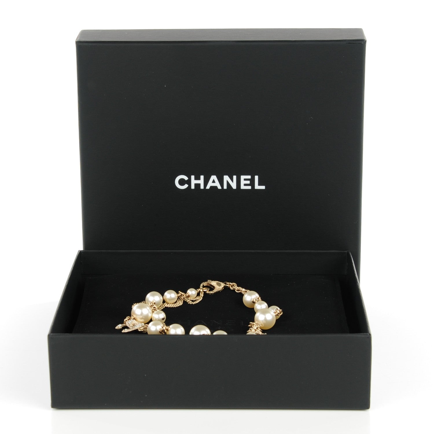 Chanel Pearl CC Choker Necklace Gold 4 of 4