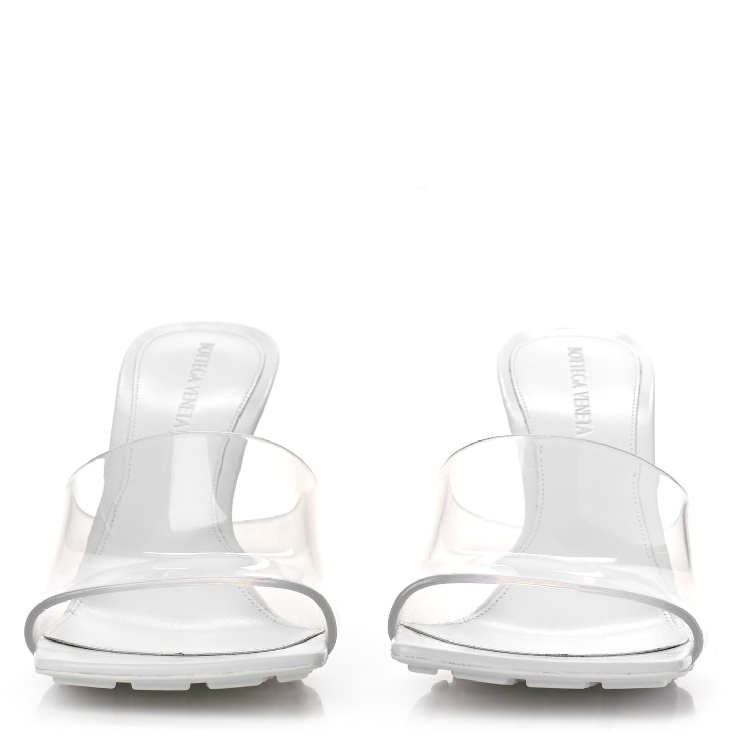 PVC Pudding Stretch Sandals 38 White