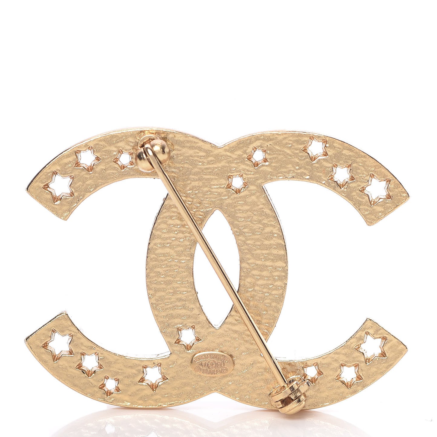 CC Star Brooch Gold