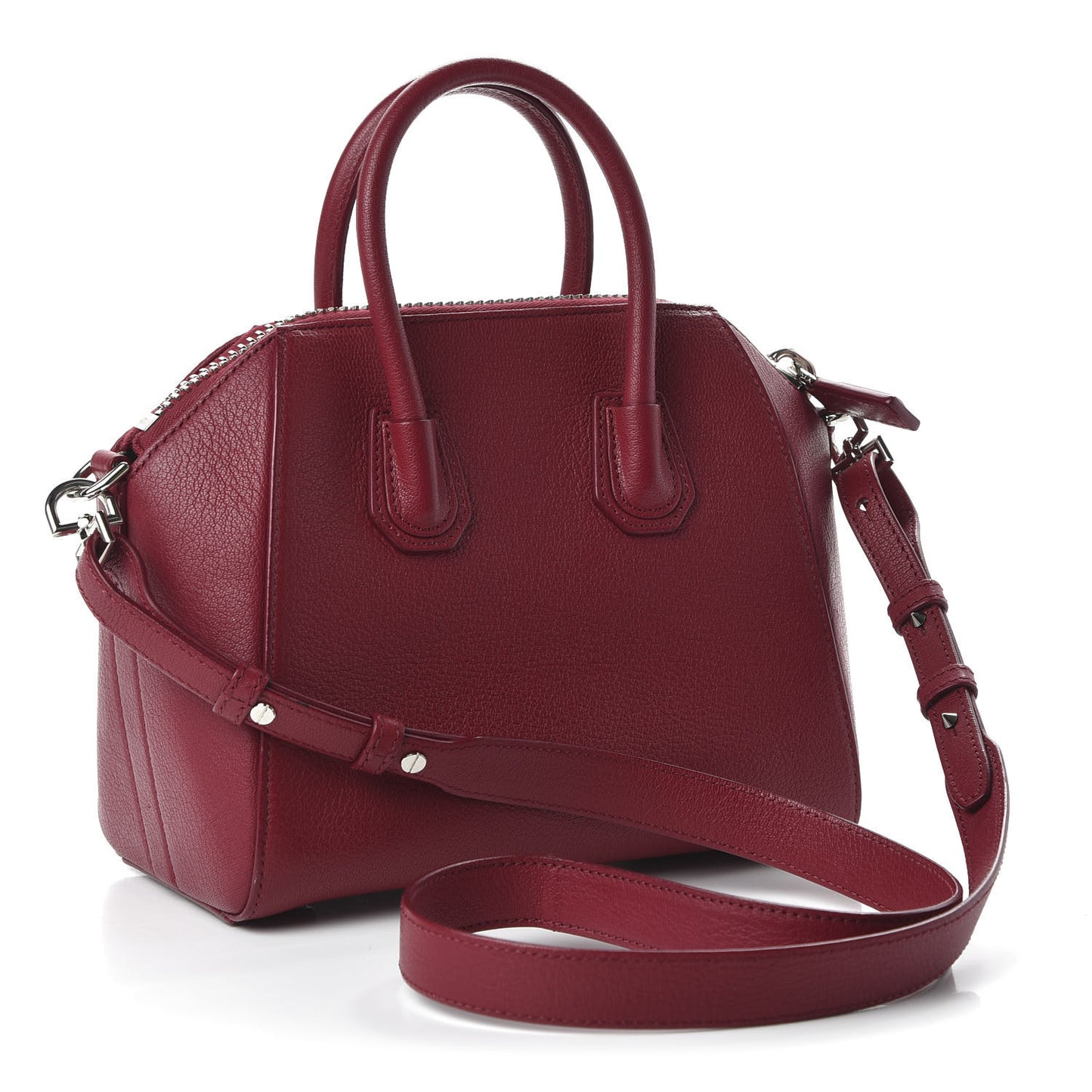 Sugar Goatskin Mini Antigona Raspberry