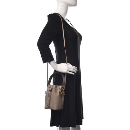 Fendi Vitello Cruise F is Fendi Mini Mon Tresor Bucket Bag Tortora 2 of 14