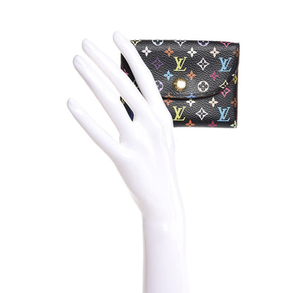 Louis Vuitton Monogram Multicolor Business Card Holder Black Grenade 2 of 8