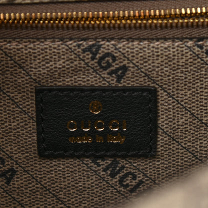 Balenciaga X GUCCI GG Supreme Monogram Medium Hourglass Top Handle Bag Beige Ebony 6 of 10