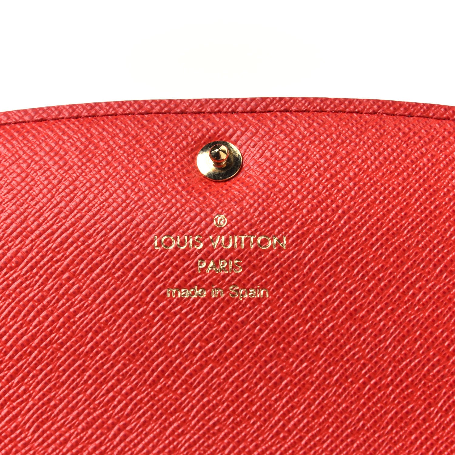 Louis Vuitton Monogram Bloom Flower Emilie Wallet Rouge 6 of 8