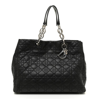 Christian Dior Lambskin Cannage Large Dior Soft Shopping Tote Black 1 of 22