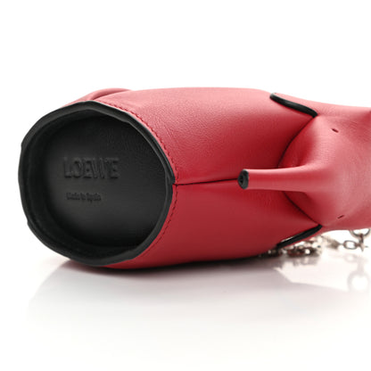 Loewe Calfskin Elephant Pouch Red 10 of 11