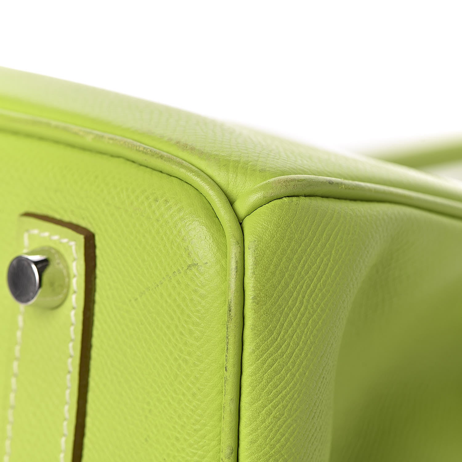 Hermes Epsom Candy Birkin 35 Kiwi Lichen 36 of 41