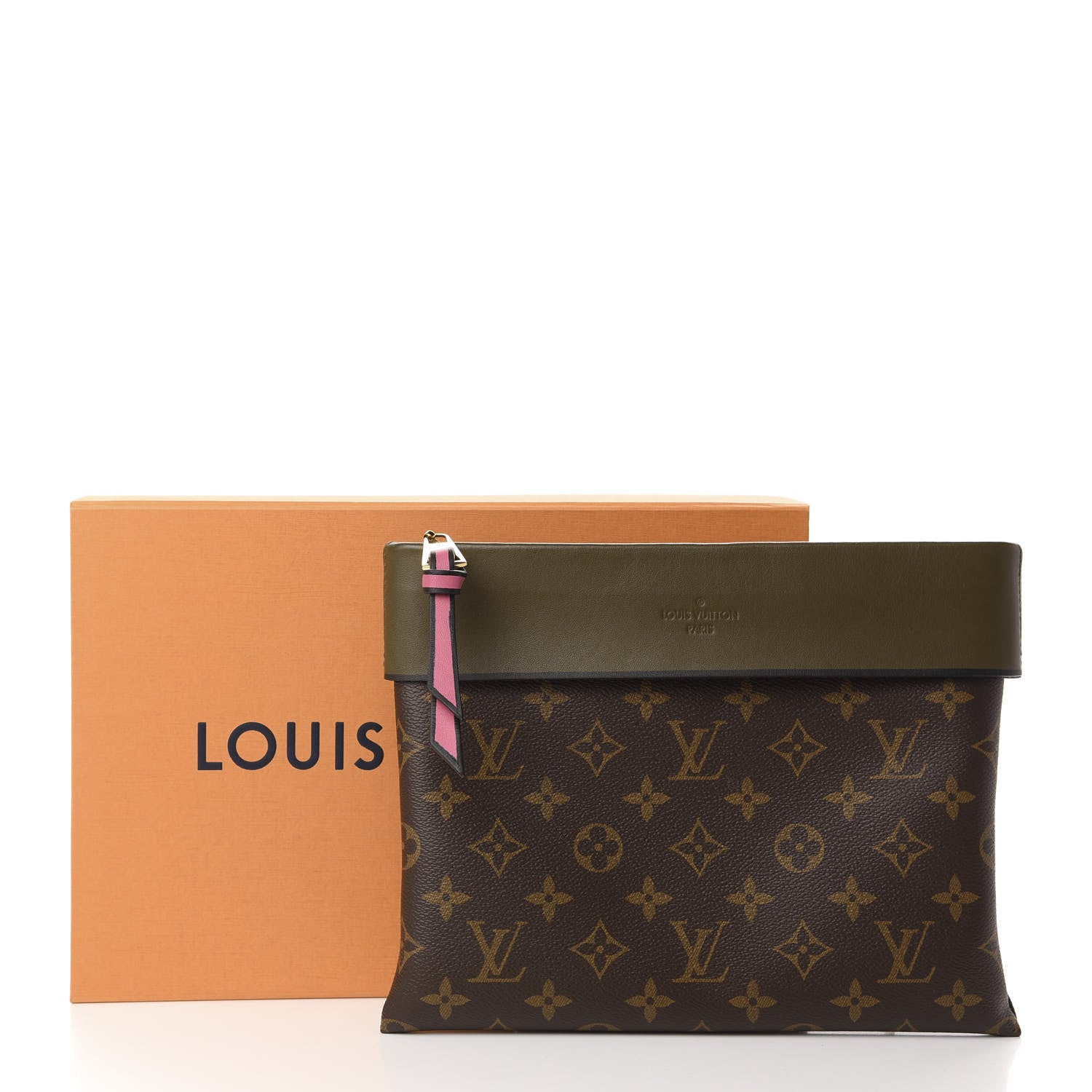 Louis Vuitton Monogram Tuileries Pochette Kaki 8 of 8