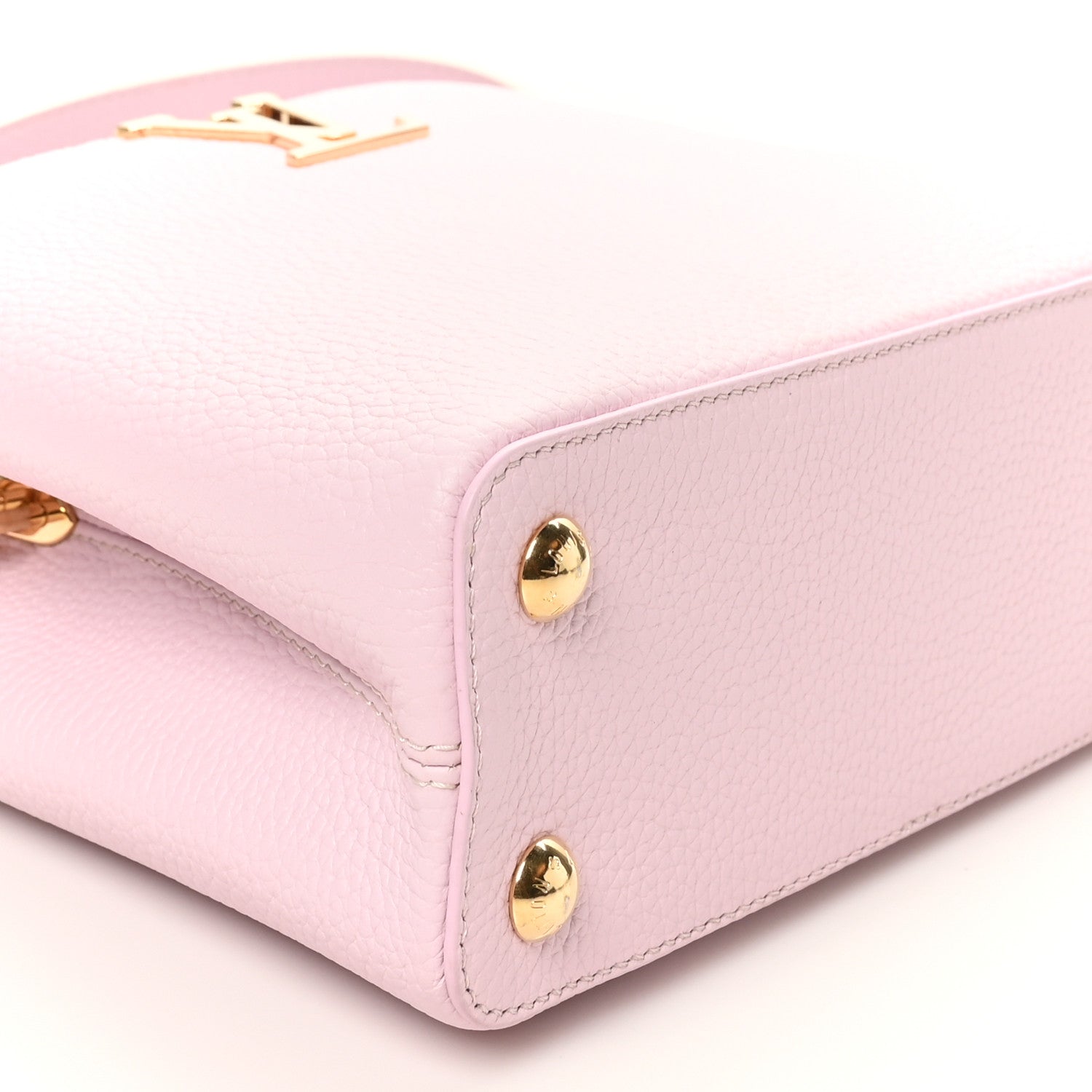 Louis Vuitton Taurillon MiniMe Capucines BB Guimauve Powder White 8 of 9