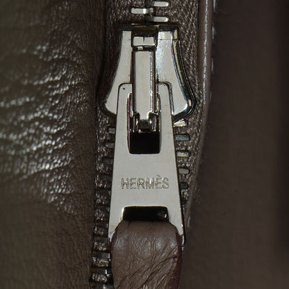 Hermes Taurillon Clemence Jypsiere 34 Etoupe 8 of 18