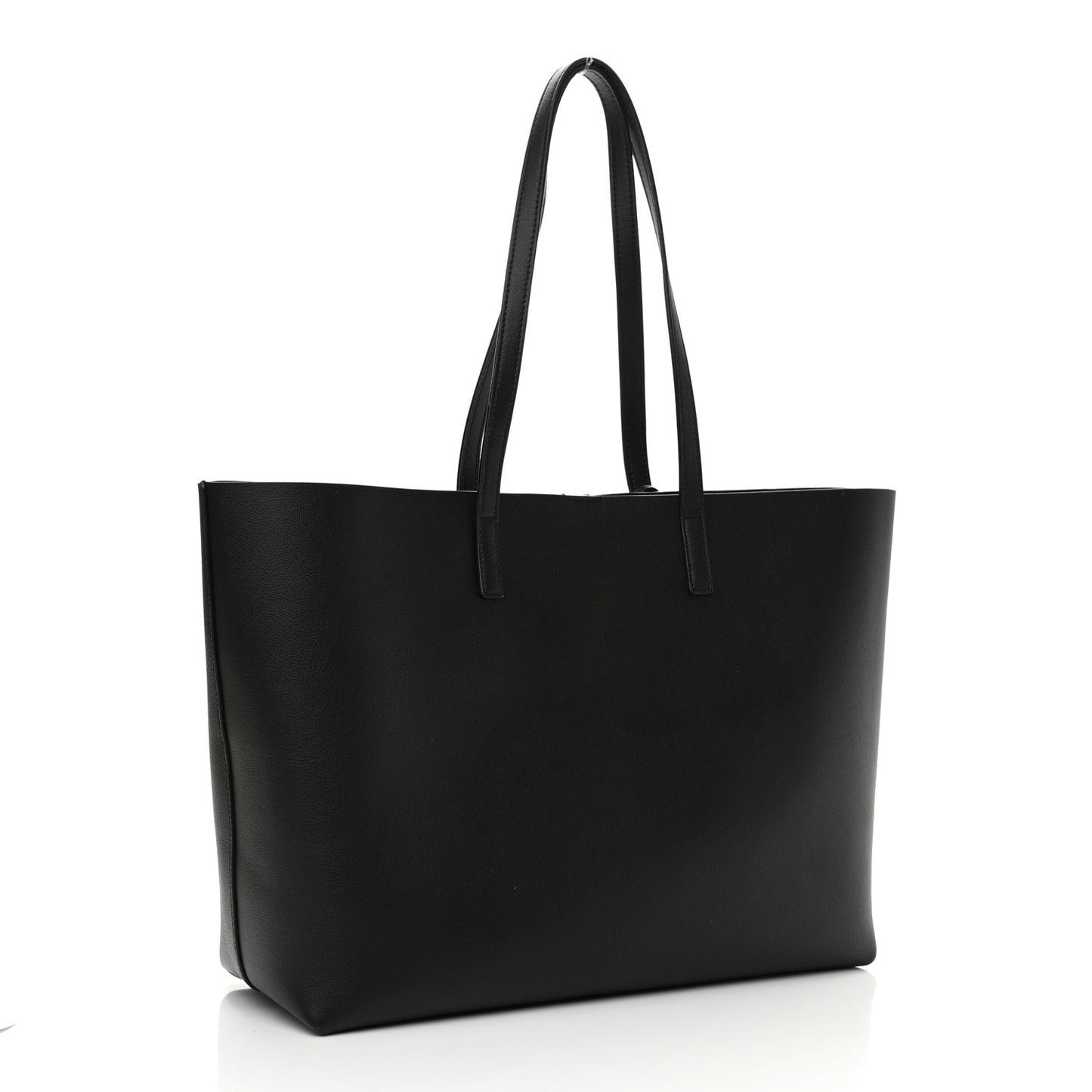 Calfskin Large Shopping Tote Black
