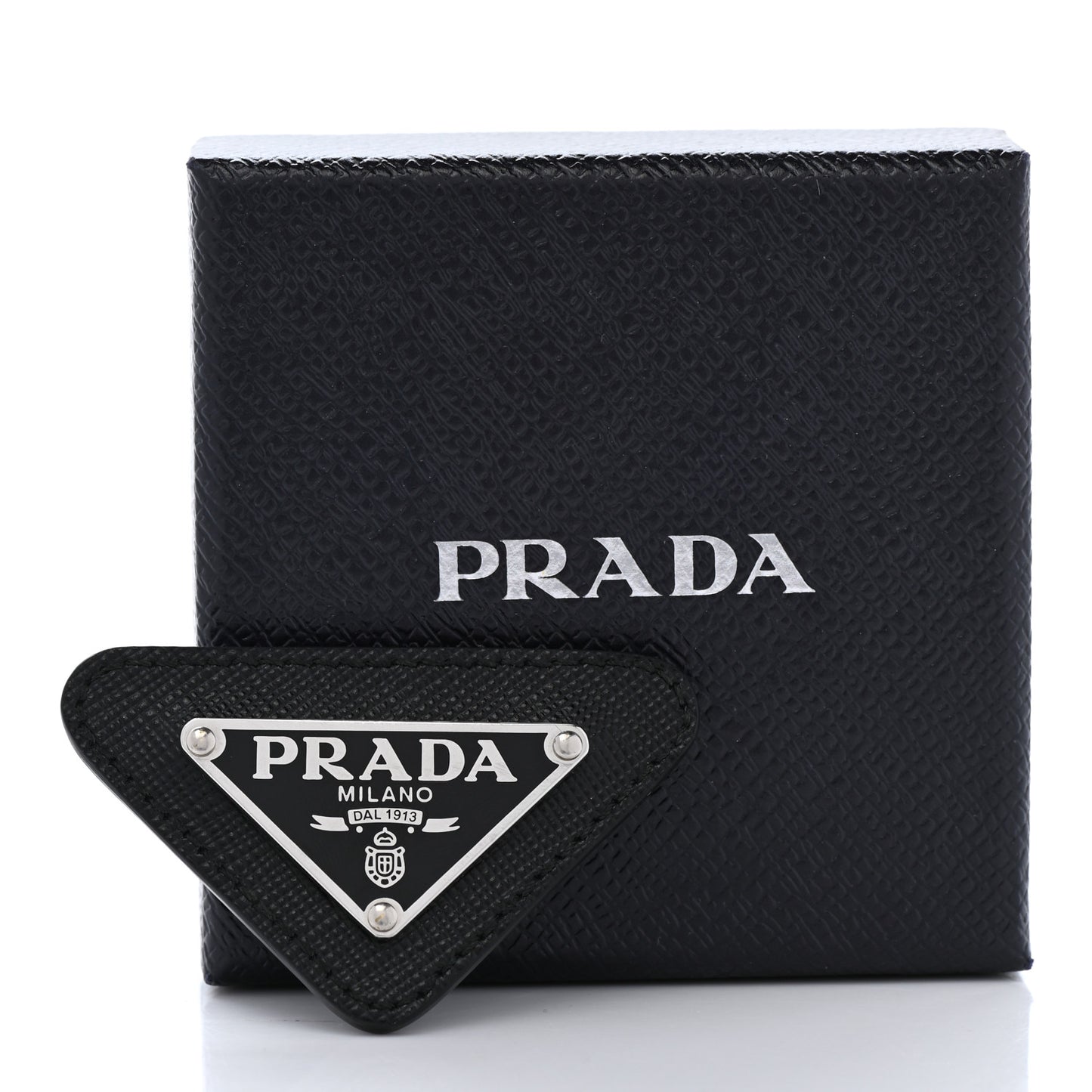 Logo Brooch Black