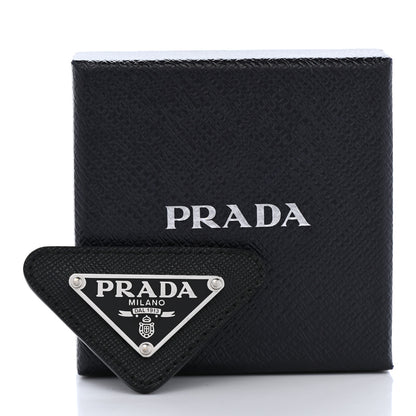 Prada Logo Brooch Black 5 of 5