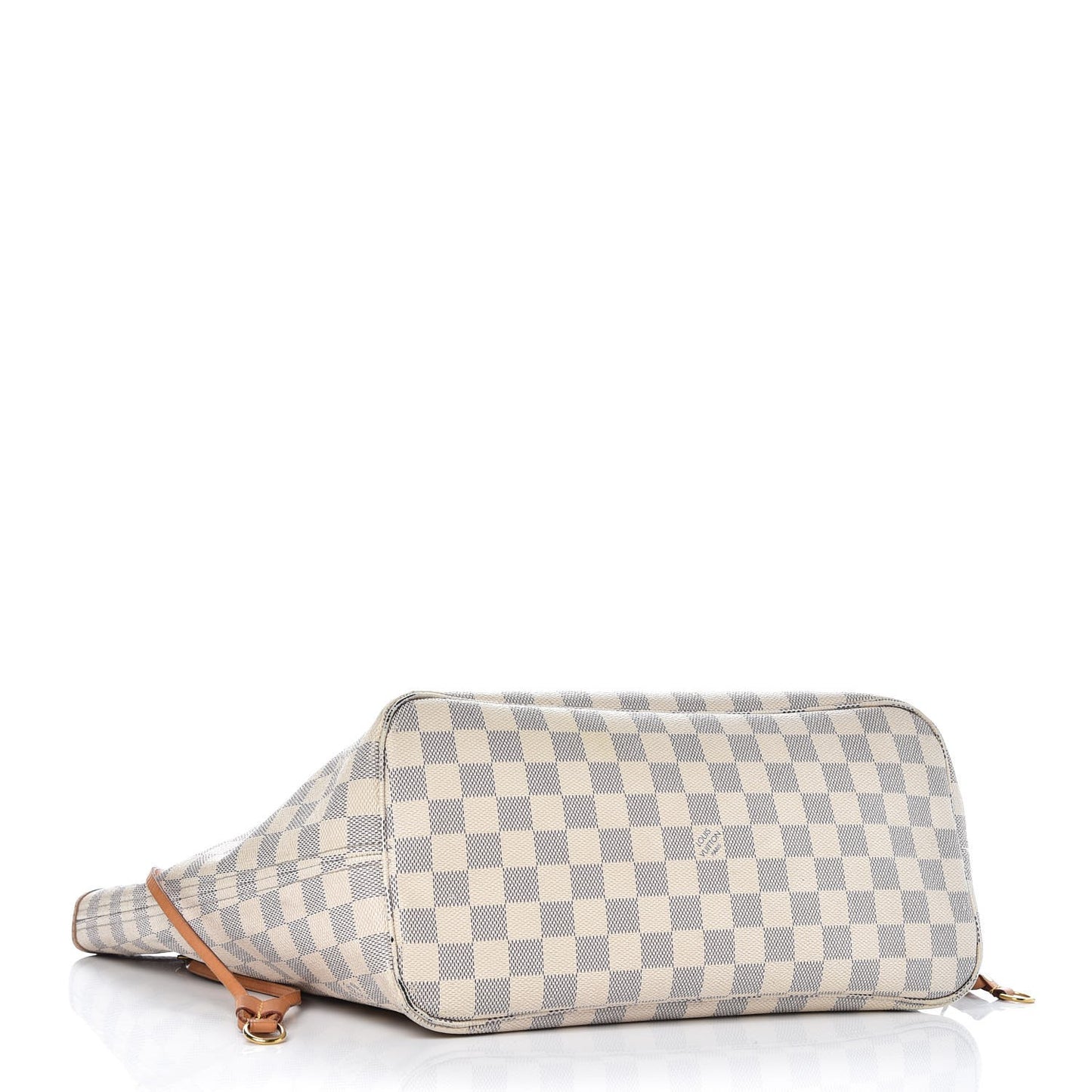 Damier Azur Neo Neverfull MM Rose Ballerine