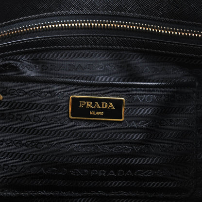 Prada Saffiano Large Galleria Double Zip Tote Black 6 of 8