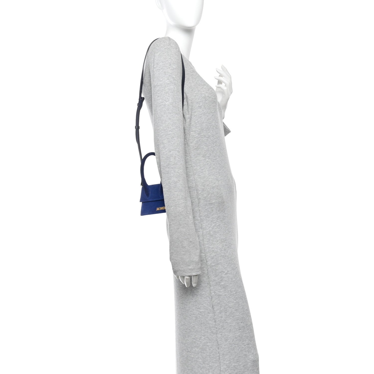 Jacquemus Nubuck Le Chiquito Blue 2 of 10