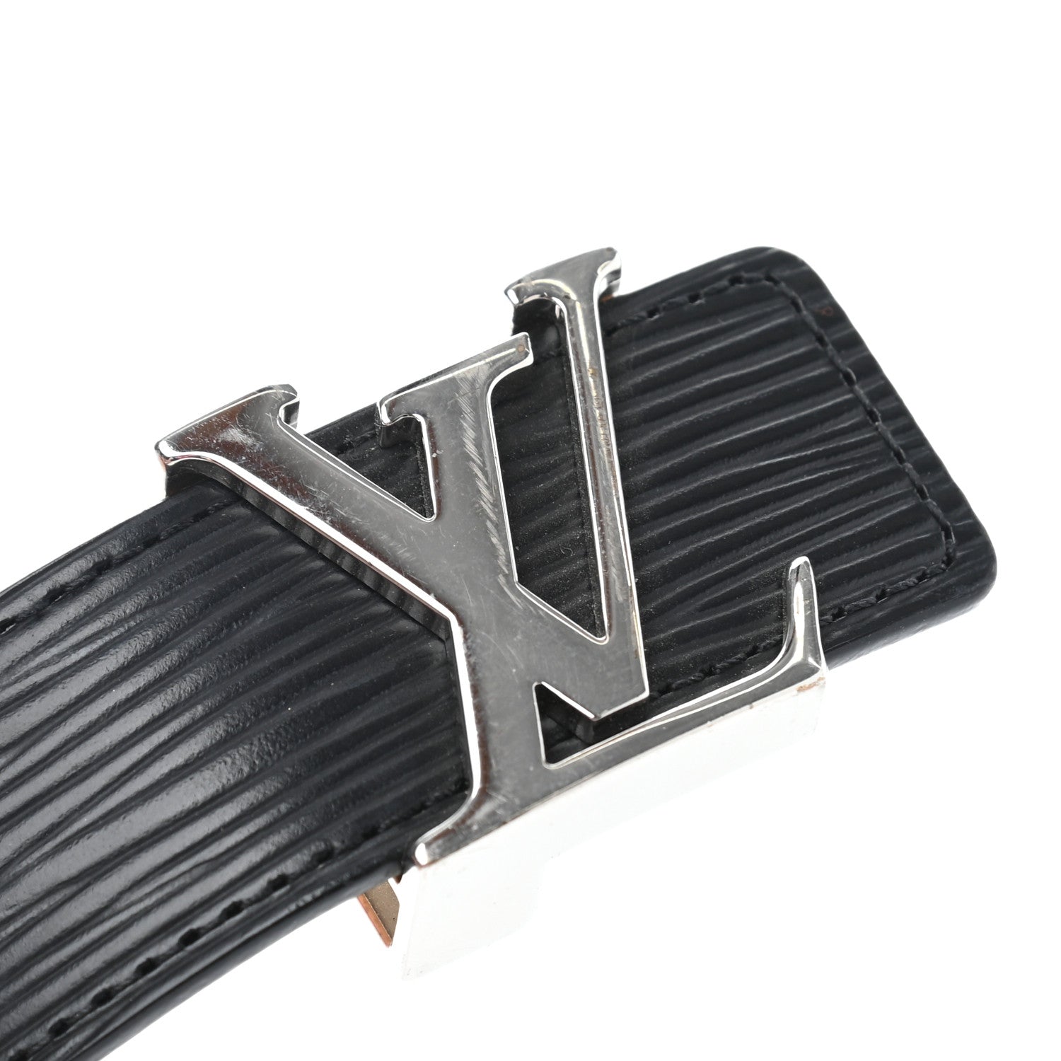 Louis Vuitton Epi LV Initiales Belt 90 36 Black 9 of 9