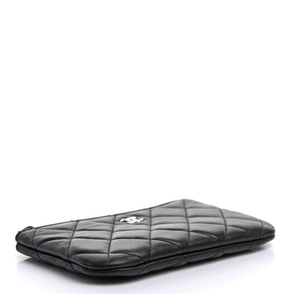 Chanel Lambskin Quilted Small Cosmetic Case Black 4 of 7