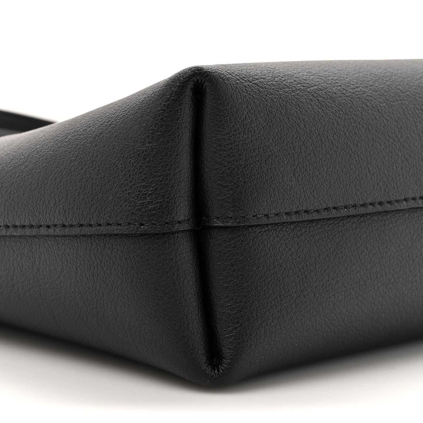 Calfskin Toy Shopping Tote Black