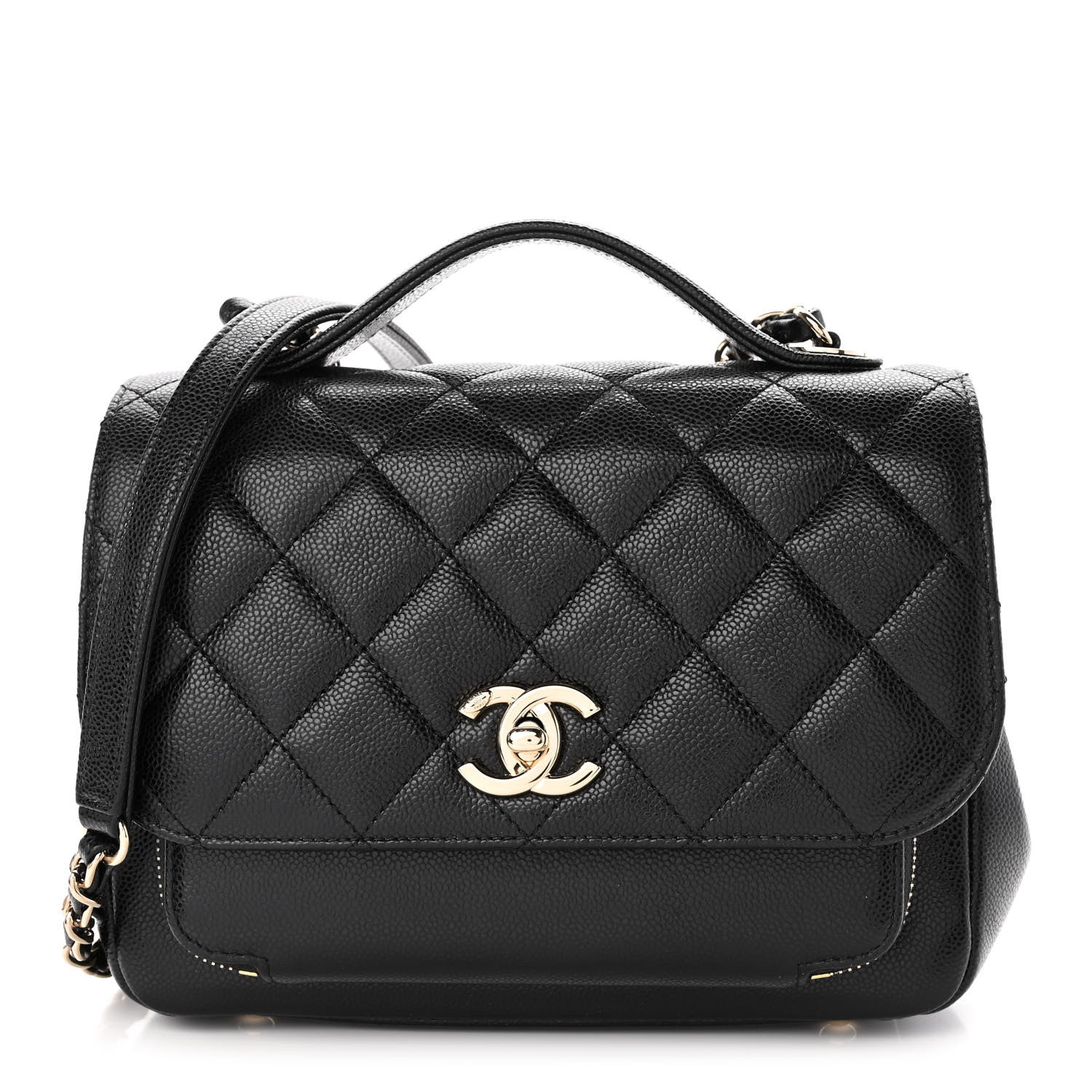 Chanel Caviar Quilted Medium Business Affinity Flap Black 1 of 10