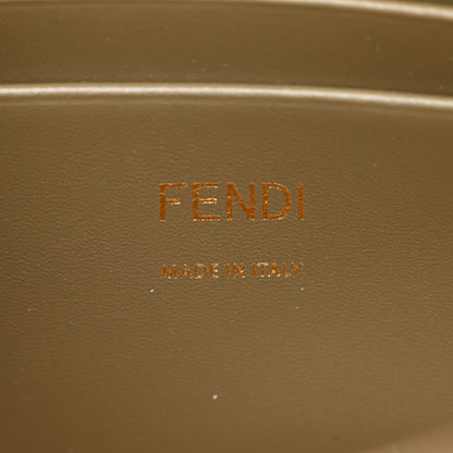 Fendi Canvas Vitello King Seta FF Embroidered Mini Baguette Multicolor 6 of 11