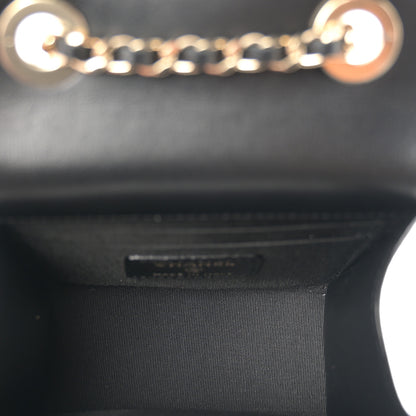 Chanel Lambskin Quilted Mini Trendy CC Chain Wallet Black 4 of 10