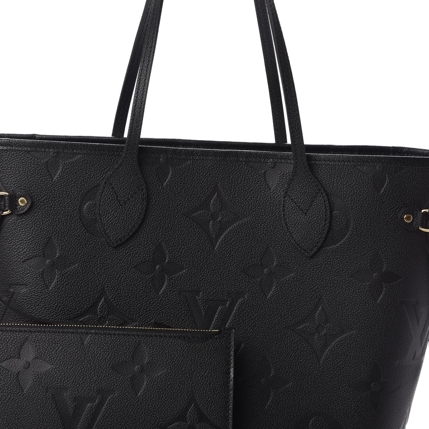 Louis Vuitton Empreinte Monogram Giant Neverfull MM Black 8 of 10