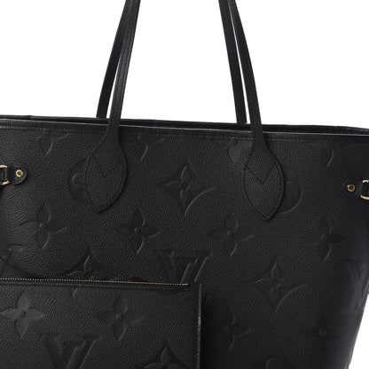 Louis Vuitton Empreinte Monogram Giant Neverfull MM Black 8 of 10