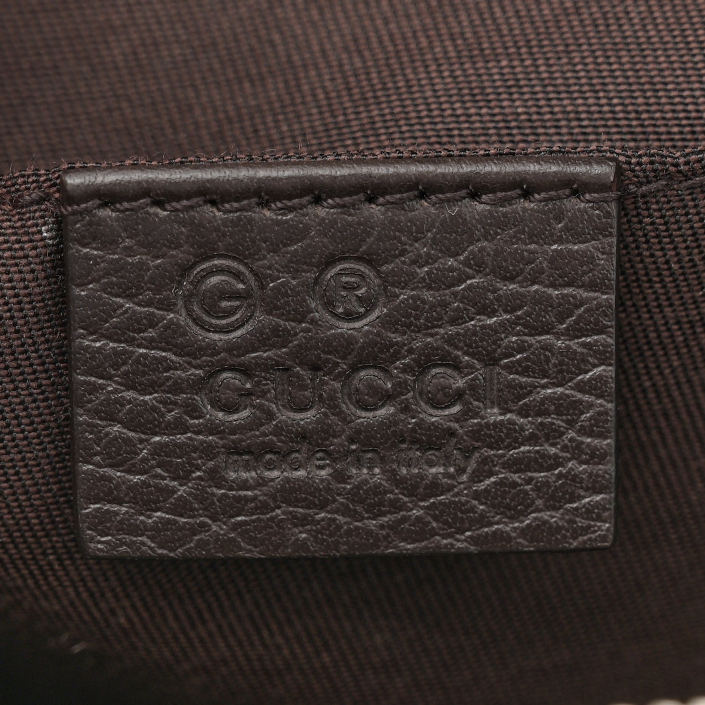 Monogram Belt Bag Dark Brown
