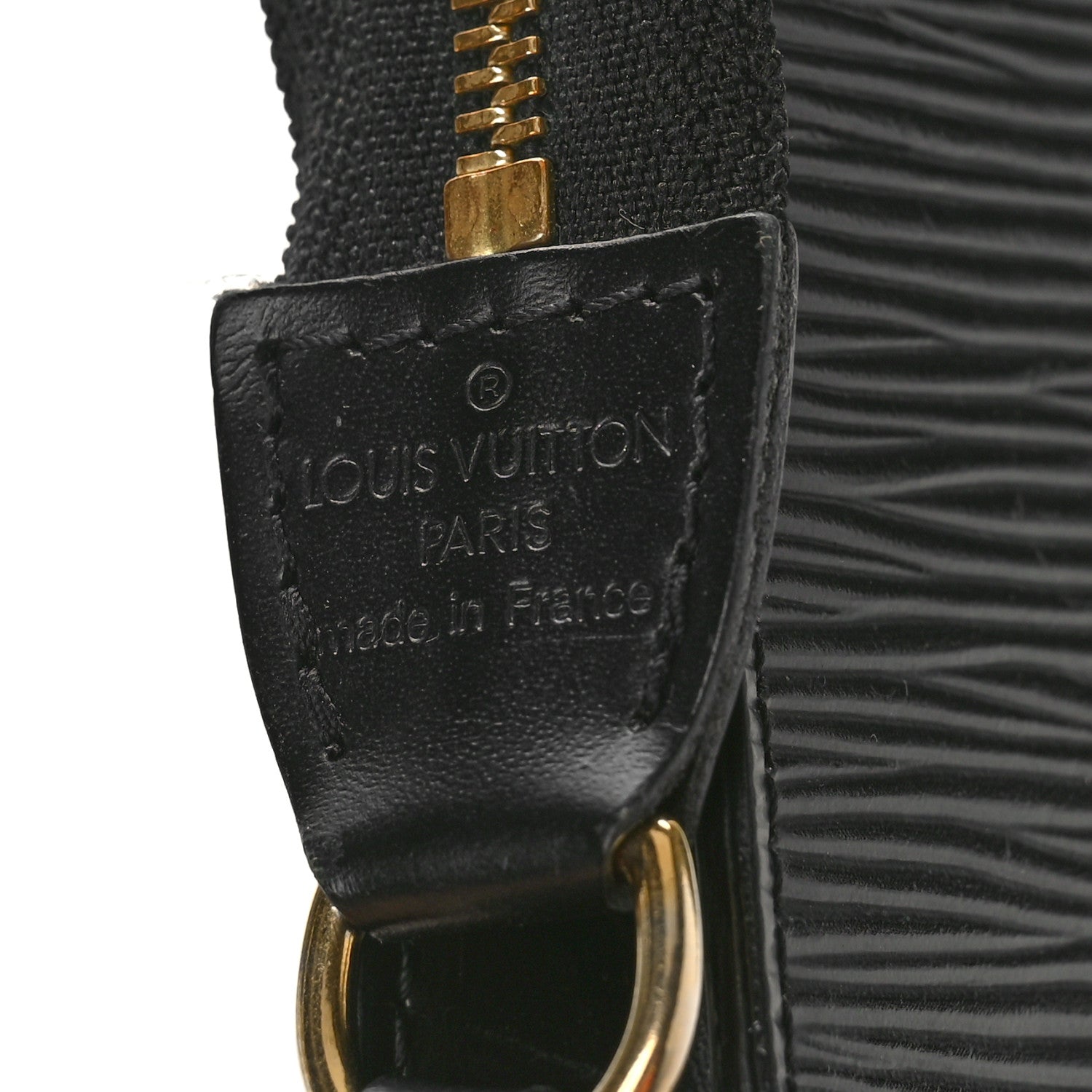 Louis Vuitton Epi Pochette Accessories 24 Black 7 of 12