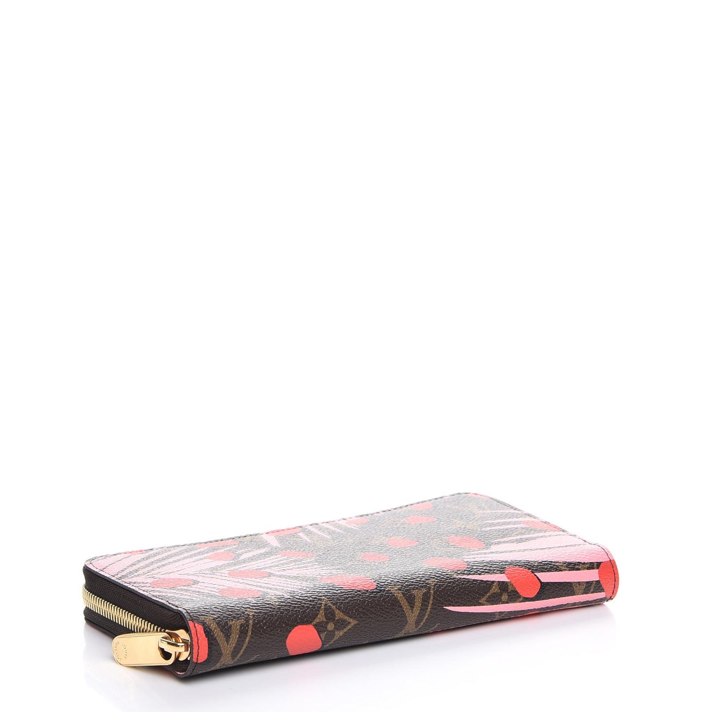 Monogram Jungle Dots Zippy Wallet Sugar Pink Poppy