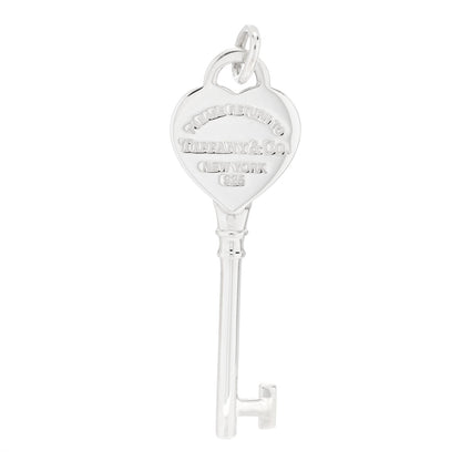 Tiffany Sterling Silver Return To Tiffany Heart Key Pendant 1 of 4