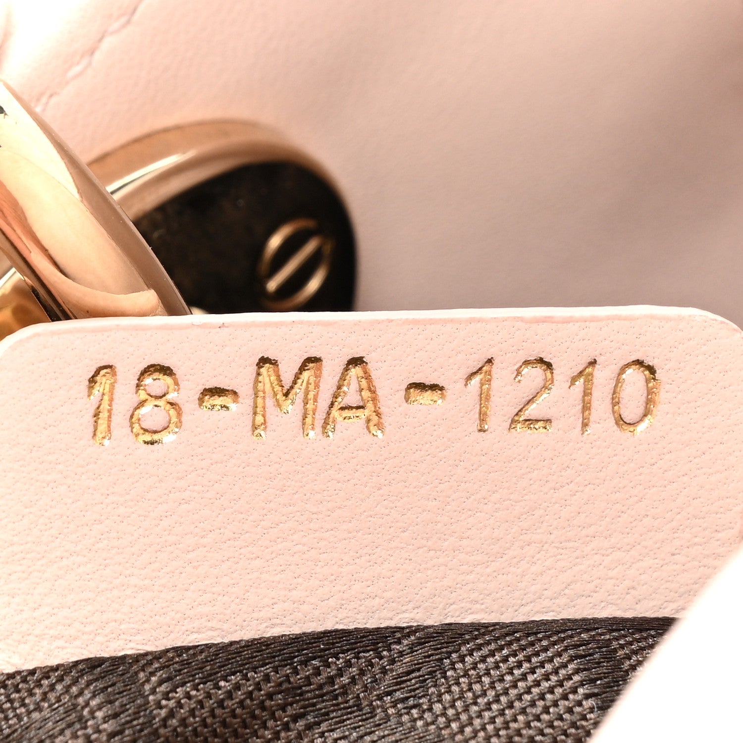 Christian Dior Lambskin Cannage Small My ABCDior Lady Dior Light Pink 6 of 15