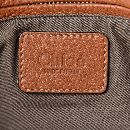 Chloe Calfskin Medium Marcie Satchel Tan 6 of 12
